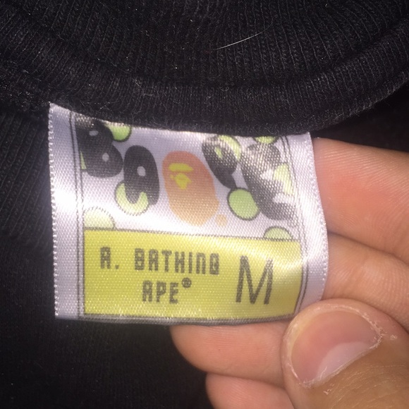 Black Bape Crew neck(medium) - Picture 2 of 8